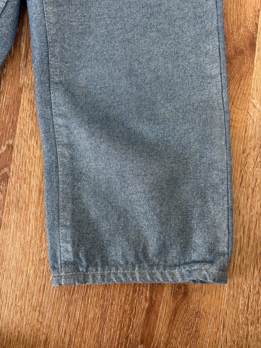 GAP Kids Shimmer Denim Wide-Leg Pants in Medium Blue Size: 4T/ Festive, Casual